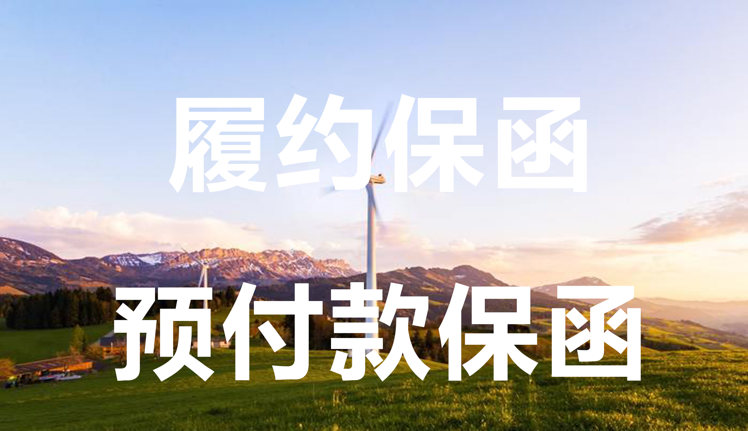 履约保函 预付款保函