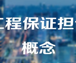 工程保证担保的概念
